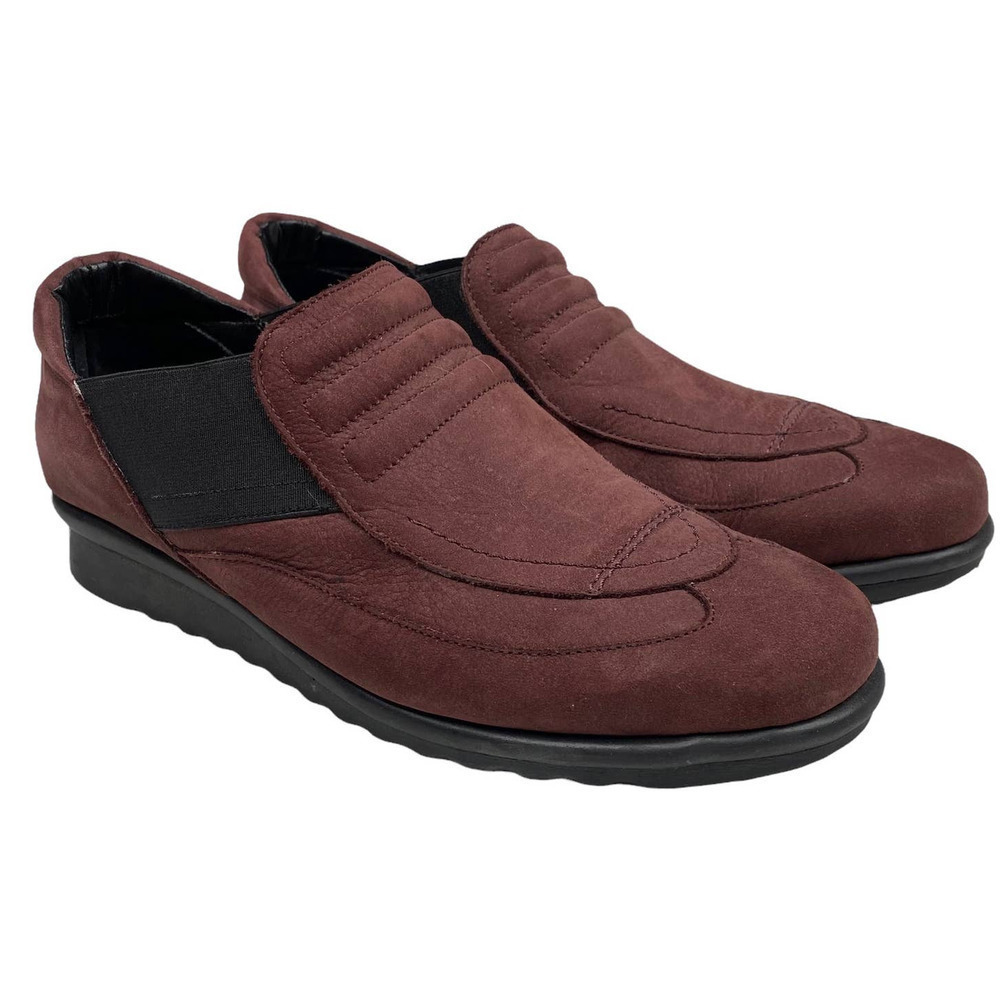 New The Flexx Maroon Merlot Dakar Slip on Shoe Women's Size 6